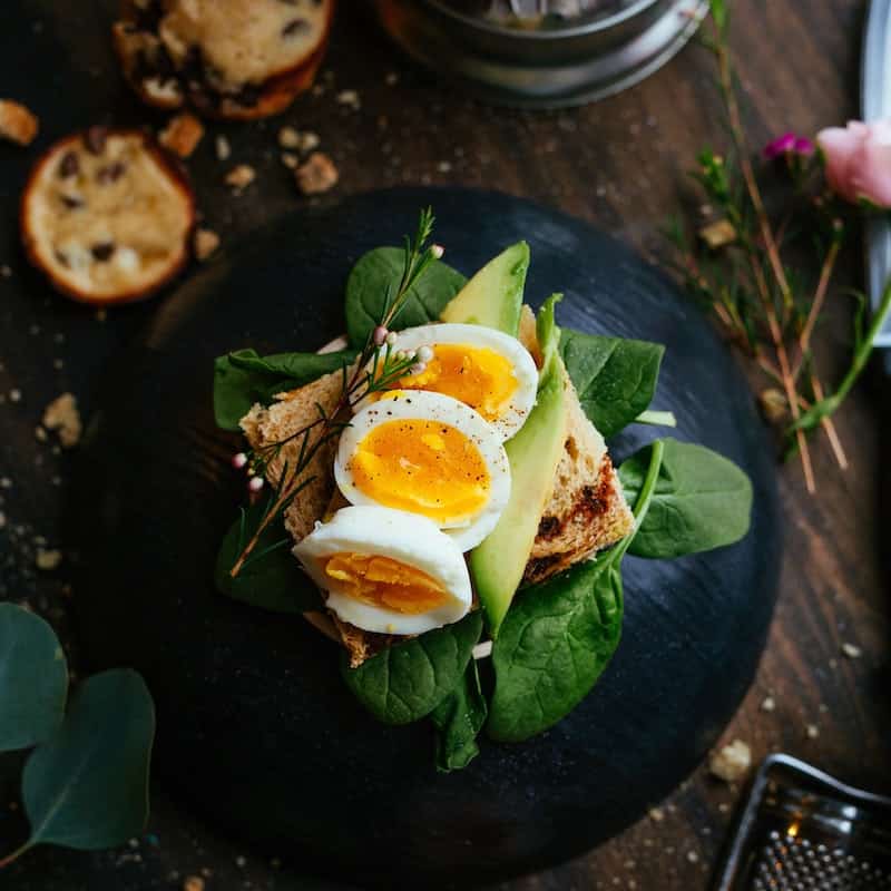 Photo of beautifully arranged foods